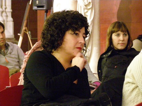 Foto: Los participantes en la charla coloquio 