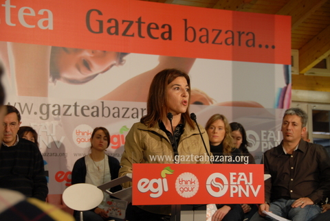 Argazkia: Izaskun Bilbaok, Eusko Legebiltzarreko Presidentak, itxiera eman dio ekitaldi honeri 